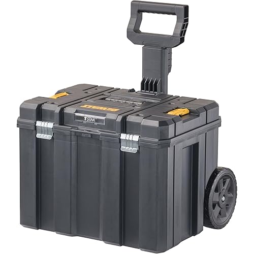 DEWALT Tool Box with Wheels, TSTAK, Deep Box With Wheels (DWST17820)