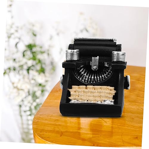 Miniatura 9 de Amosfun Mini decoración de electrodomésticos para máquina de escribir, adornos para máquina de escribir, decoración del hogar, estatuilla de resina