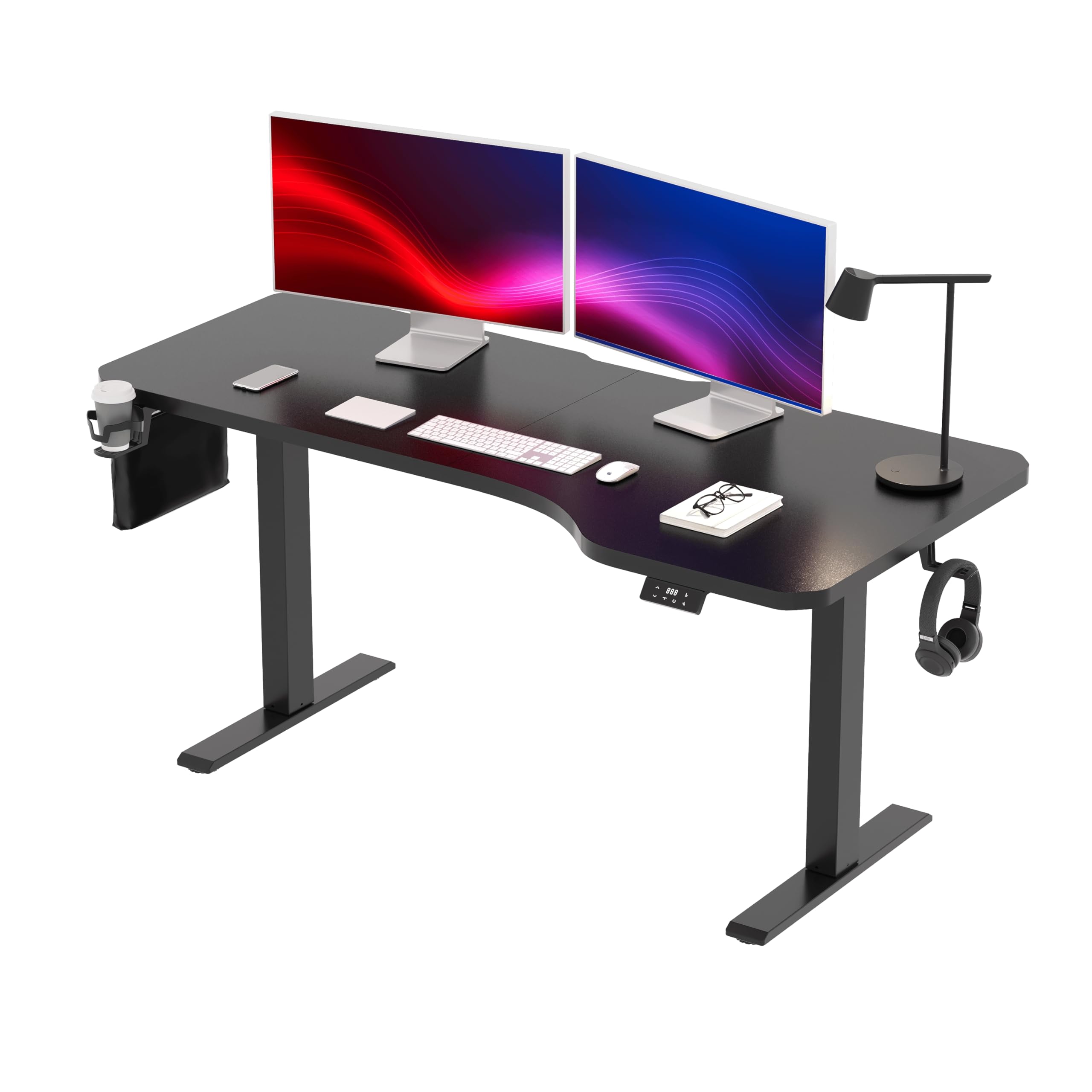 SANODESK 昇降デスク QS1 160×75cm 電動無段階調節