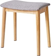 IBUYKE JPWBD007NG Dresser Chair, Solid Wood, Dining Chair, Seat, Dressing Stool, For Home Use, Makeup Stool, Dressing Stool, Saddle Stool, Shoe Change Stool, Living Room Stool, Living Room, Bedroom