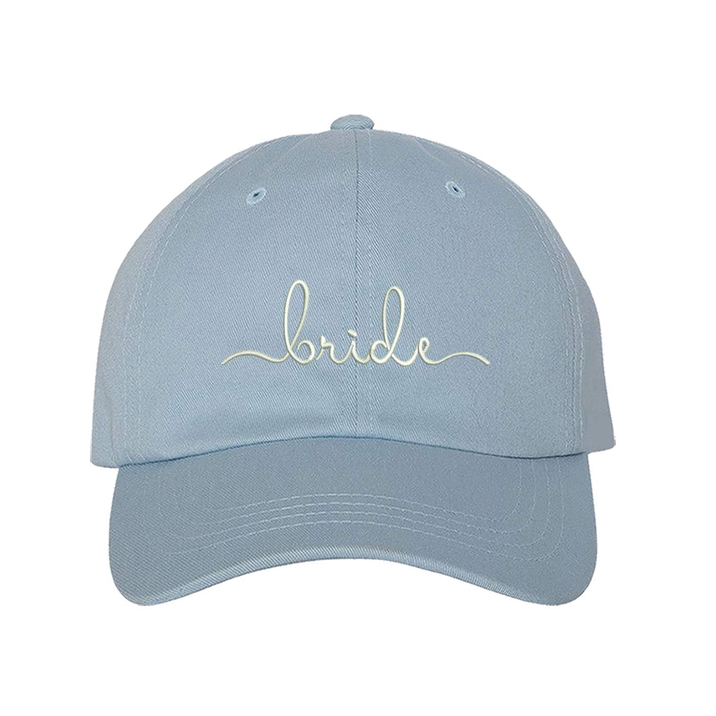 Clenea Unisex Sky Blue Sun Hat Bride Baseball Hat - Bride Honeymoon Baseball Cap - Hats
