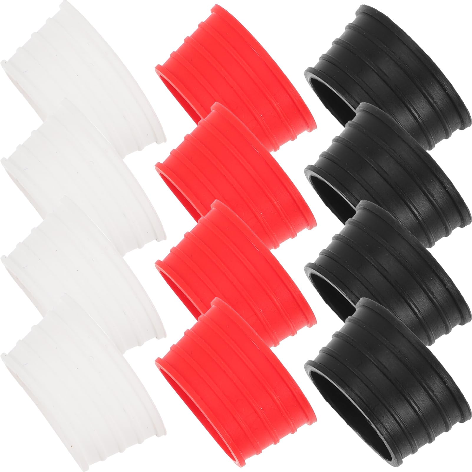 VICASKY 15pcs Badminton Tennis Racket Glue Overgrip Protectors Silicone Racket Grip Reusable Tennis Grip Ring