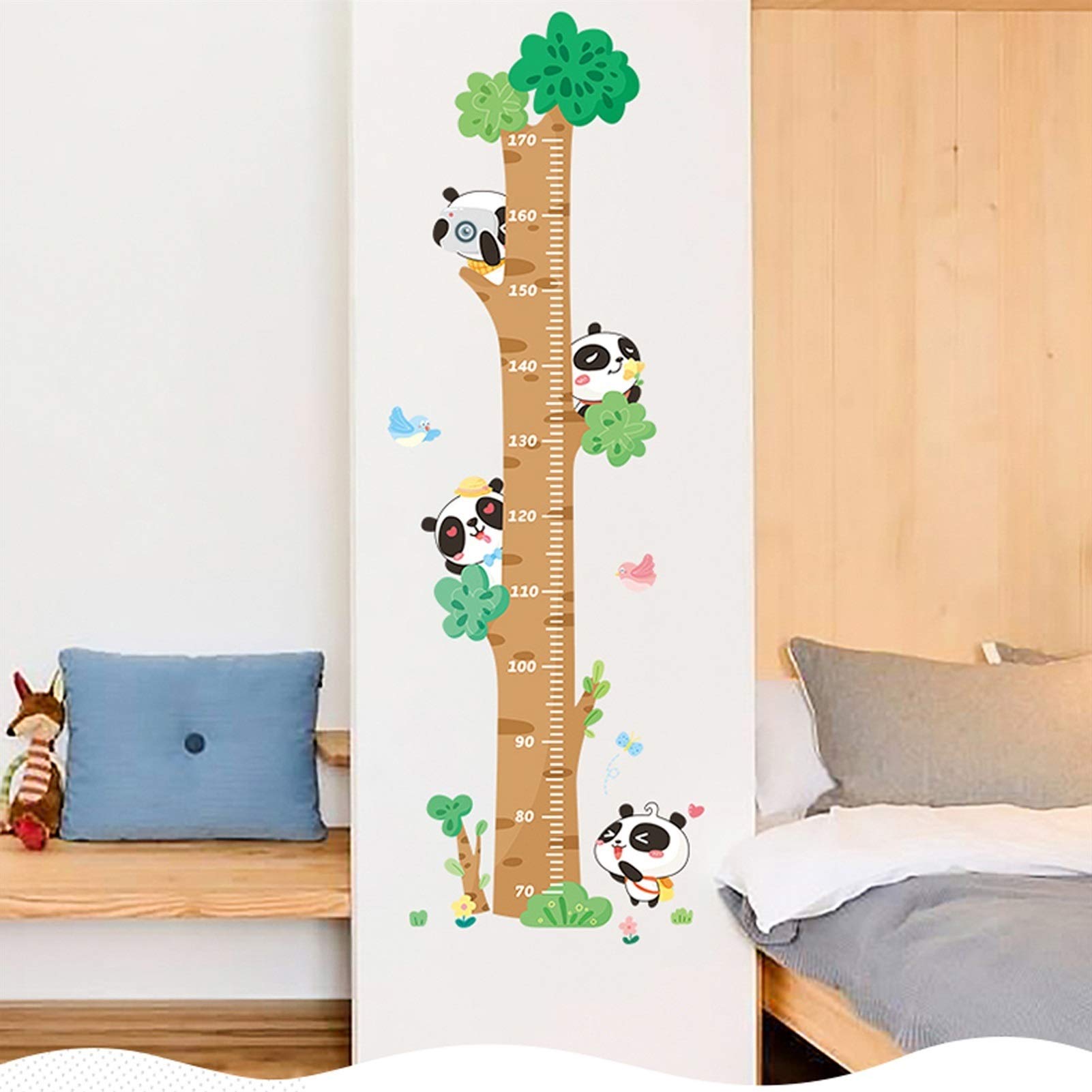 Tabla De Crecimiento Para Niños, Calcomanías Para Colgar En La Pared, Pegatina Para Decoración De Habitación De Niños, Regla De Medición De Altura Para Bebés Y Niños, Tabla De Crecimiento Para