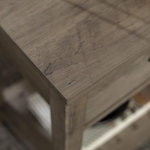 Miniatura 7 de Walker Edison - Juego de mesa central y mesas auxiliares cuadradas o mesas de noche con puerta, juego de mesas estilo casa de campo para sala, 18