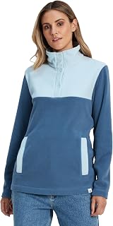 TOG 24 Barclay Womens Fleece. Womens Fleece Jumper Made From Anti-Pill, Super Soft, Lightweight Fabric In Stylish Colour Block Design. Comfy Womens Fleece Top