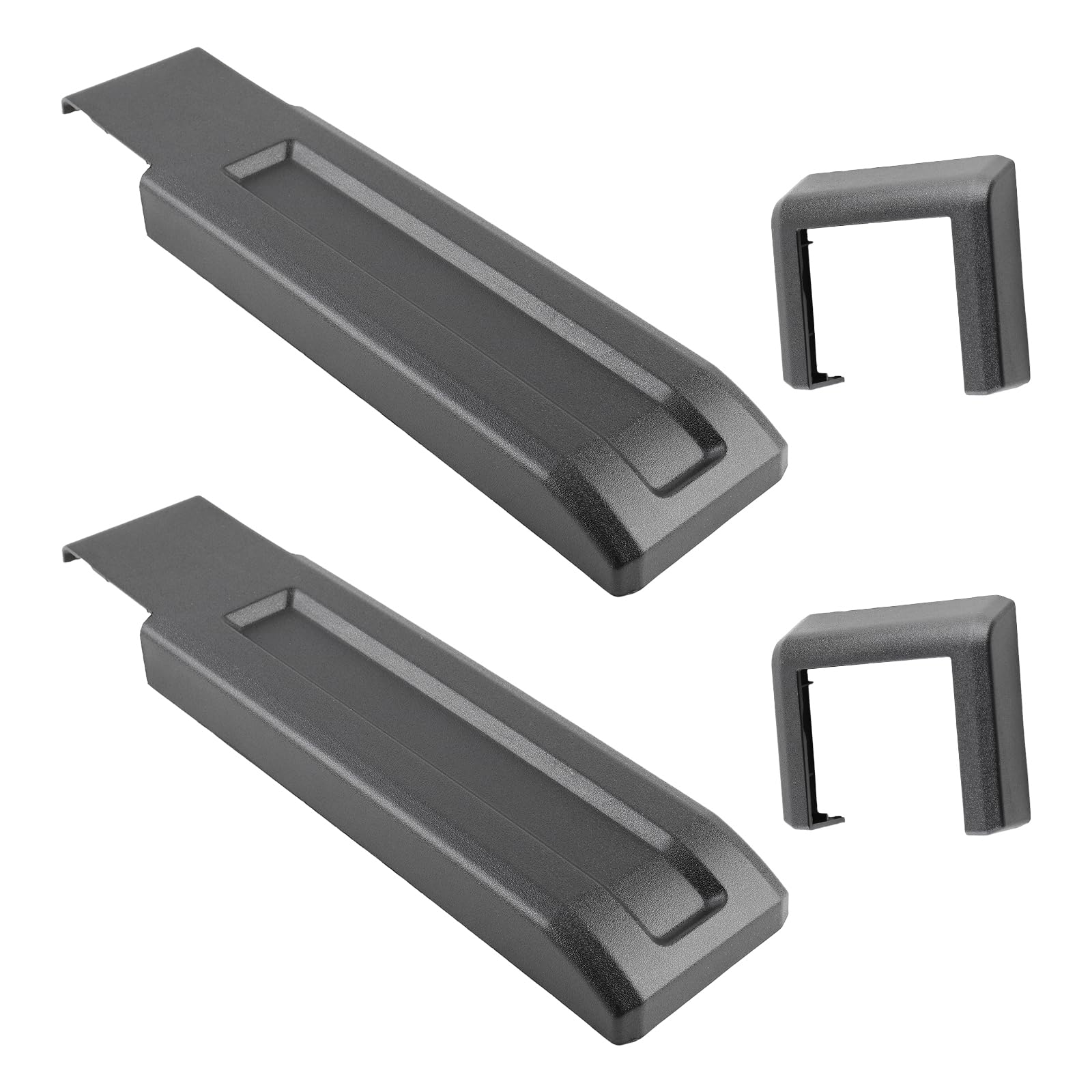 CARBBIA 55397091AC Rear Lift gate Tailgate Spare Tire Door Hinge Cover Trim Accessories Compatible with for Jeep Wrangler JK 2007-2018 2PCS Tail gate
