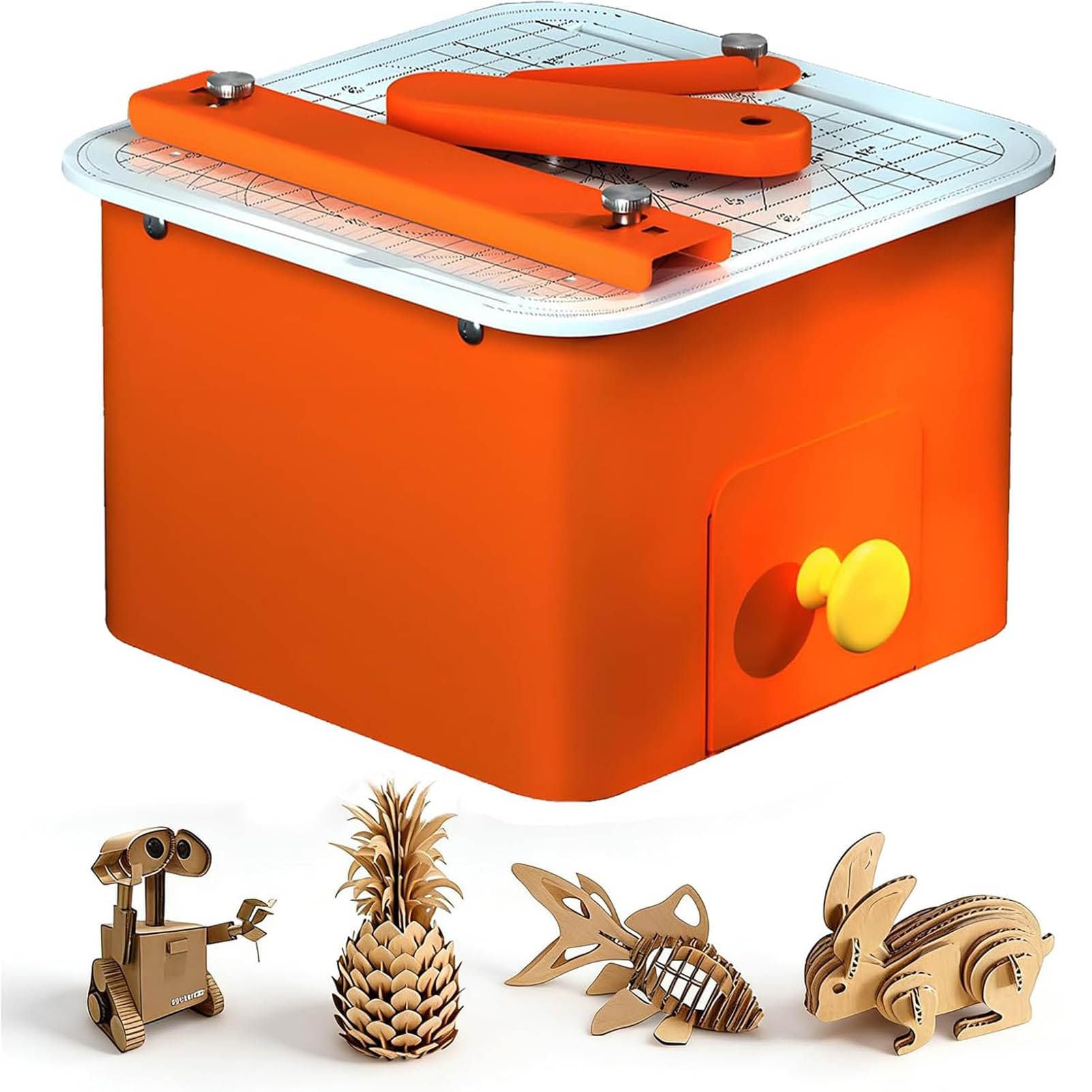 LJLYYDS Electric Cardboard Cutter for Kids, 45w Safe Cardboard Saw Tool, Learning Toy for Boys and Girls Ages 5 and Up,DIY Electric Chomp Saw, Upcycled Creative Learning Set