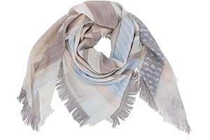 Women's Reversible Tapestry Square Cuzzie Scarf