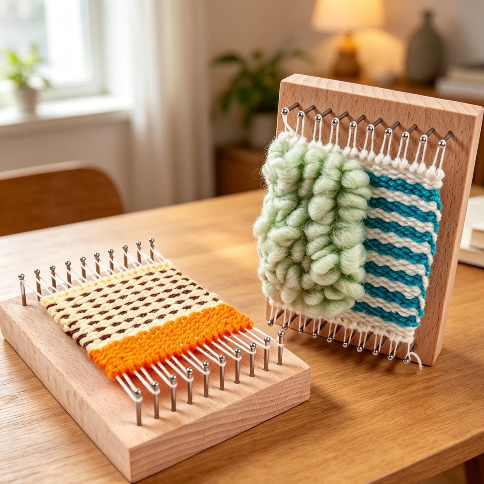 Chunky Knitting Board in legno uncinetto tessitura strumento