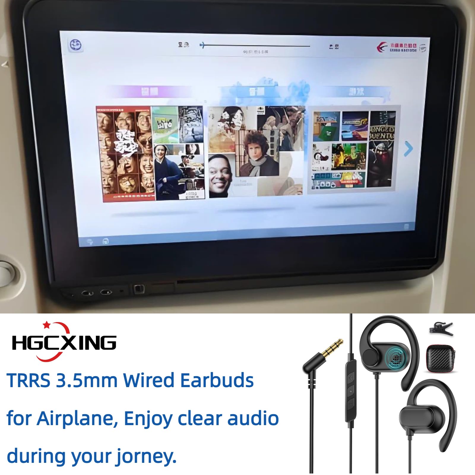 Auricolari aperti da 3,5 mm per computer portatili Chormebook, auricolari sopra le orecchie per Samsung A15 A14 Moto G Stylus, jack da 3,5 mm per PC desktop, cuffie da viaggio in aereo con cavo con