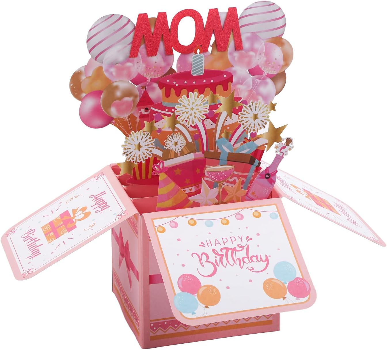 Happy Birthday Mom: tested versus Creative Pop Up Card...Surprising sparkler scent?