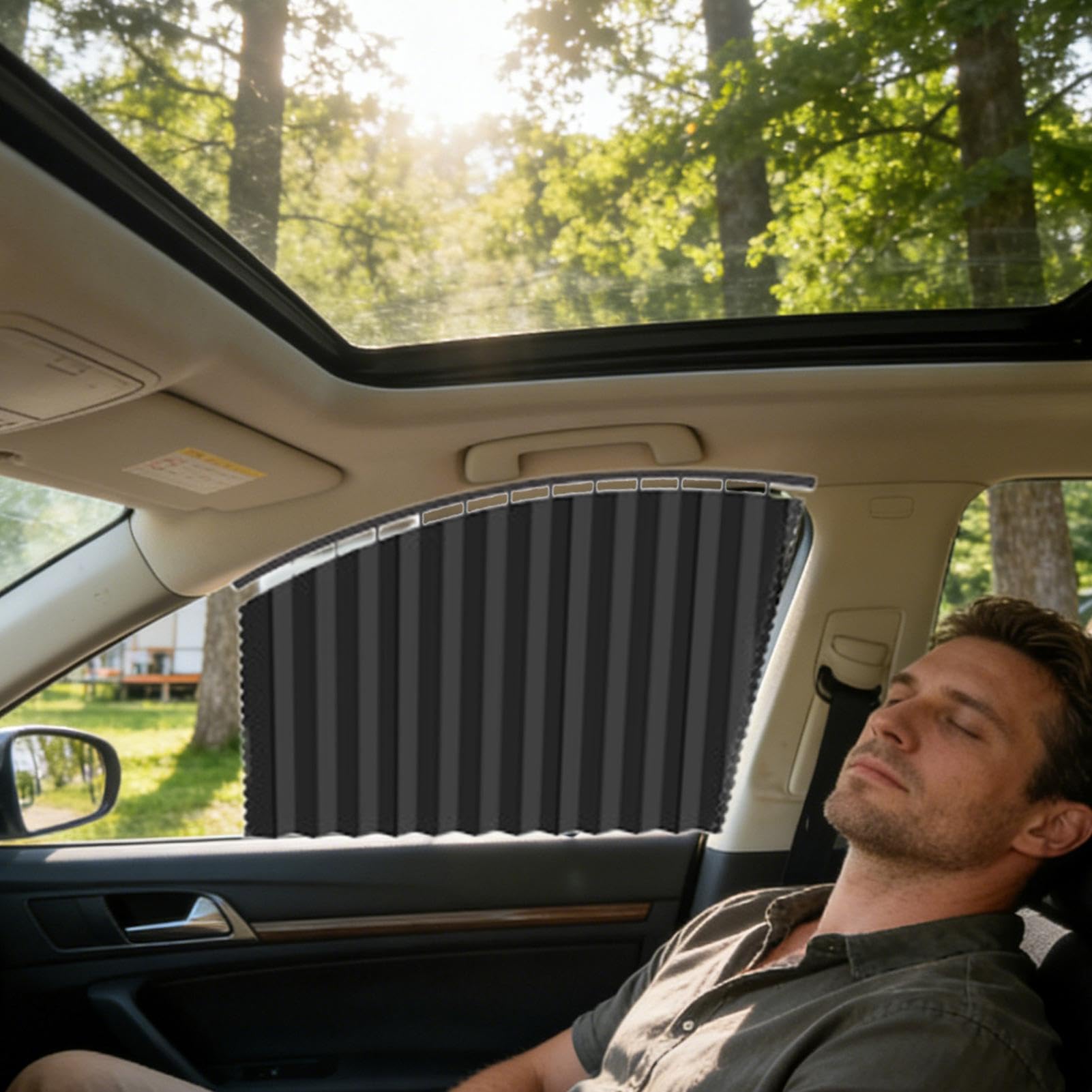 Parasole Per Finestrino Laterale Schermo Oscurante Magnetico Scorrevole | Coprifinestrini Auto Per Viaggio su Strada Outdoor Lunghe Percorrenze Spostamenti Quotidiani Furgoni SUV