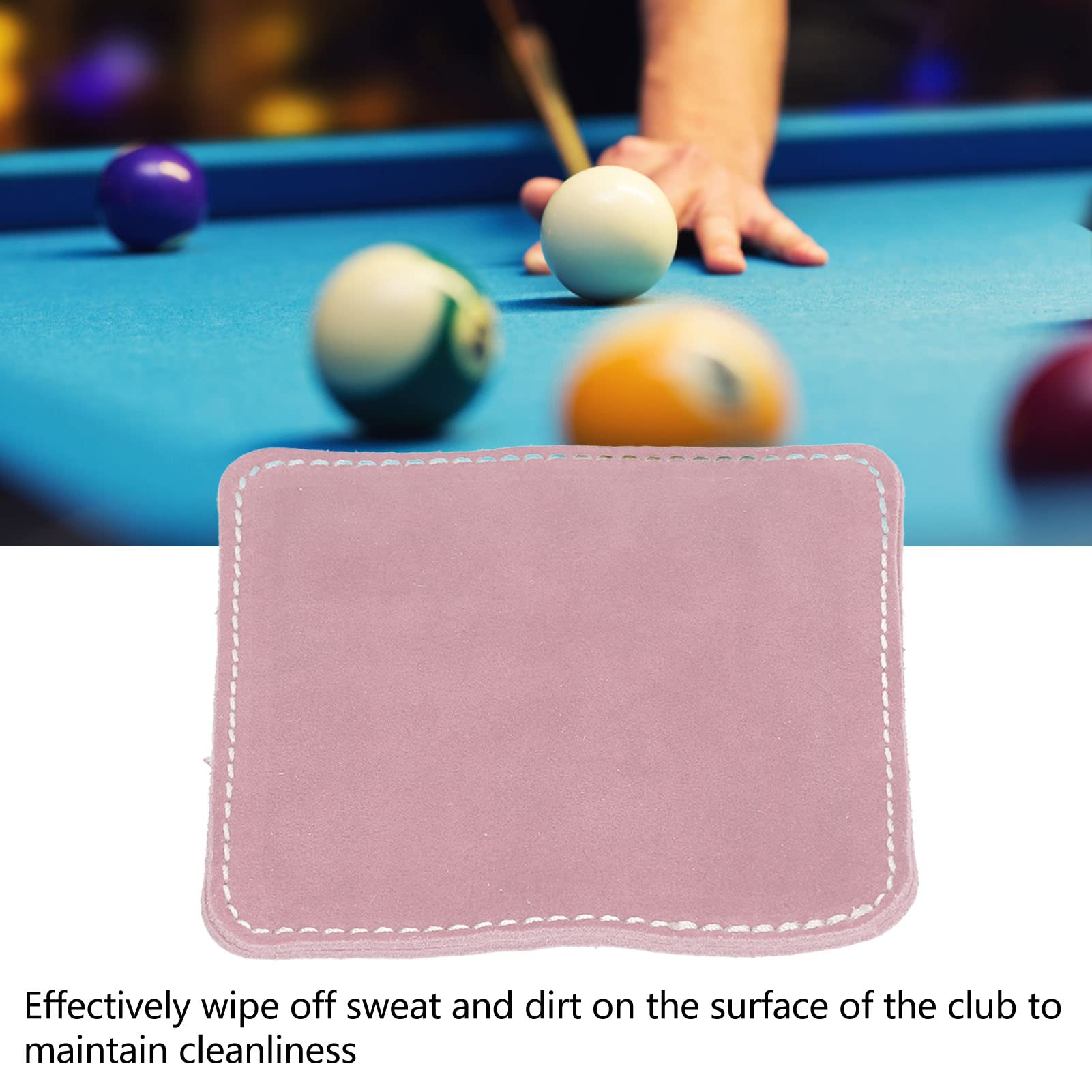 Gonetre Billiard Cloth Pool Polisher Billiards Accessories Billiard Cloth Pool Cleaner Polisher Billiard Pool Burnisher Cleaning Snooker Pole Cleaner Polisher ()