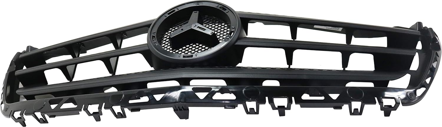 Garage-Pro Grille Assembly Compatible with Mercedes Benz Sprinter 2014-2018 Black with Black Molding