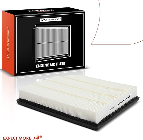 Miniatura 8 de A-Premium Filtro de aire de motor compatible con Dodge Durango 2021-2021 y Jeep Grand Cherokee 2018-2021, V8 6.2L
