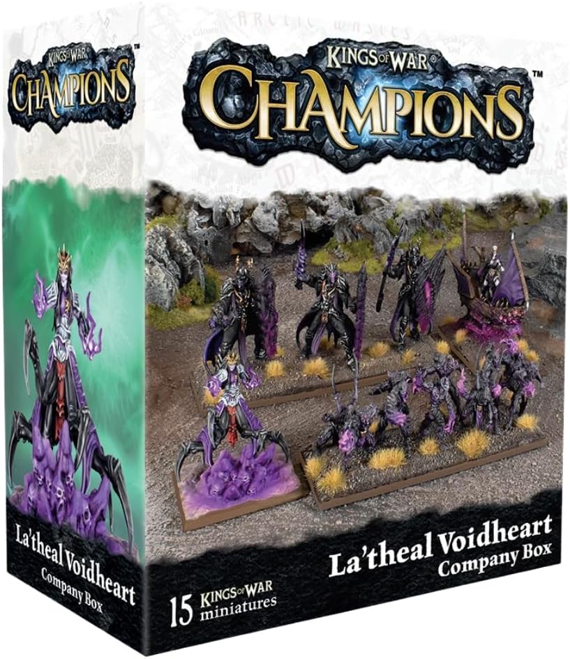 mantic Games, Kings of War Champions: La'theal Voidheart Company Box