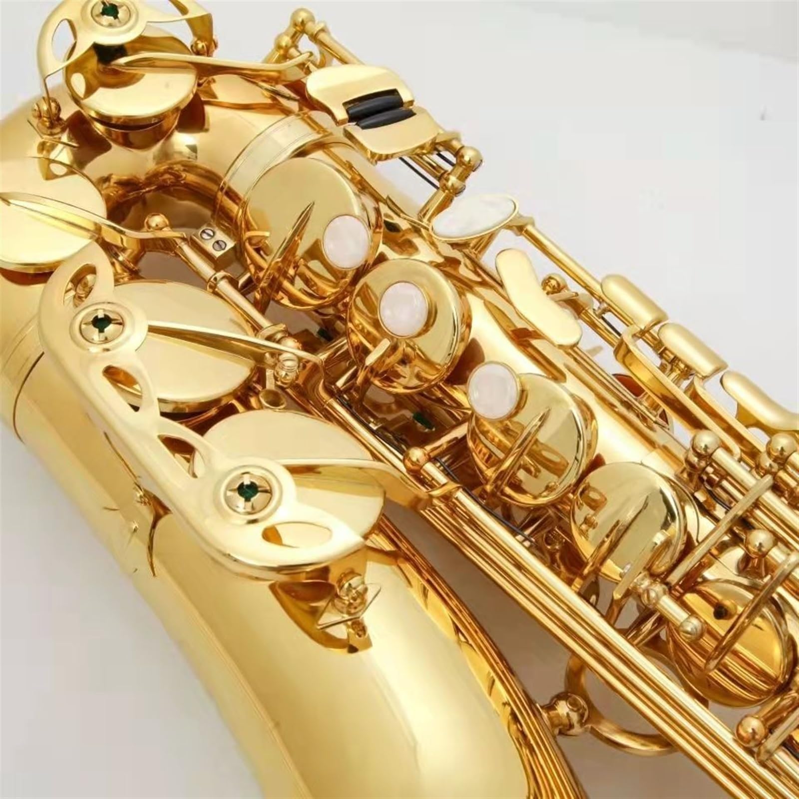 Amazon | Golden Eb アルトサックス電気泳動ゴールドプロセスサックス