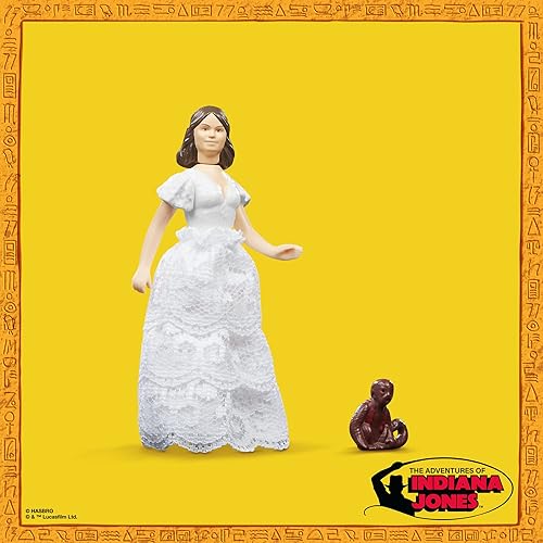 Miniatura 4 de Indiana Jones and The Raiders of The Lost Ark Retro Collection Marion Ravenwood, juguete de 3.75 pulgadas para niños a partir de 4 años
