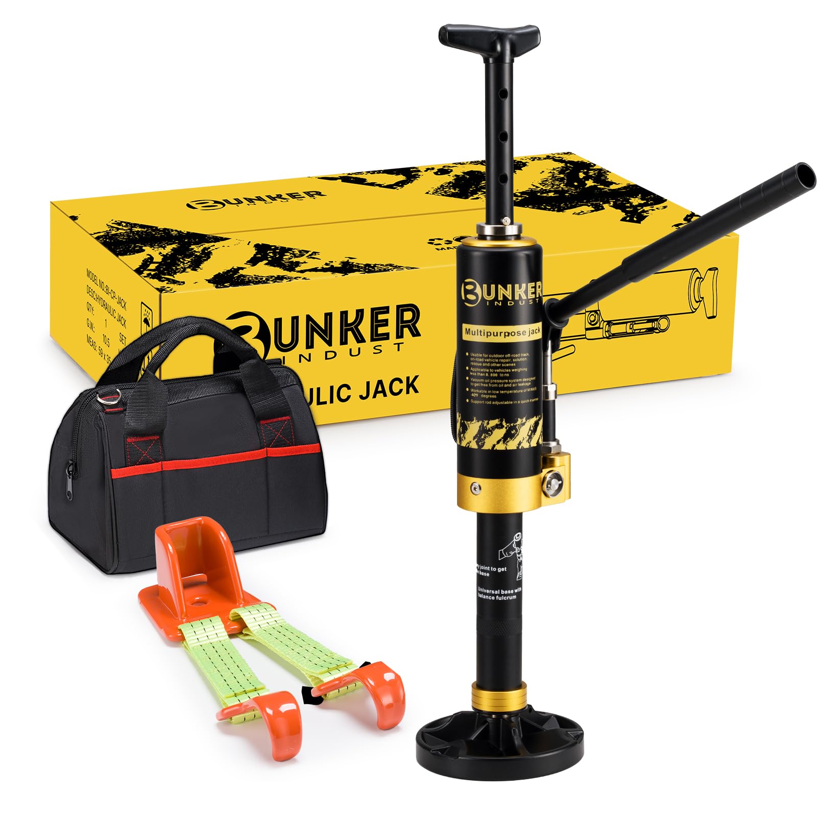 BUNKER INDUST Portable Hydraulic Recovery Jack