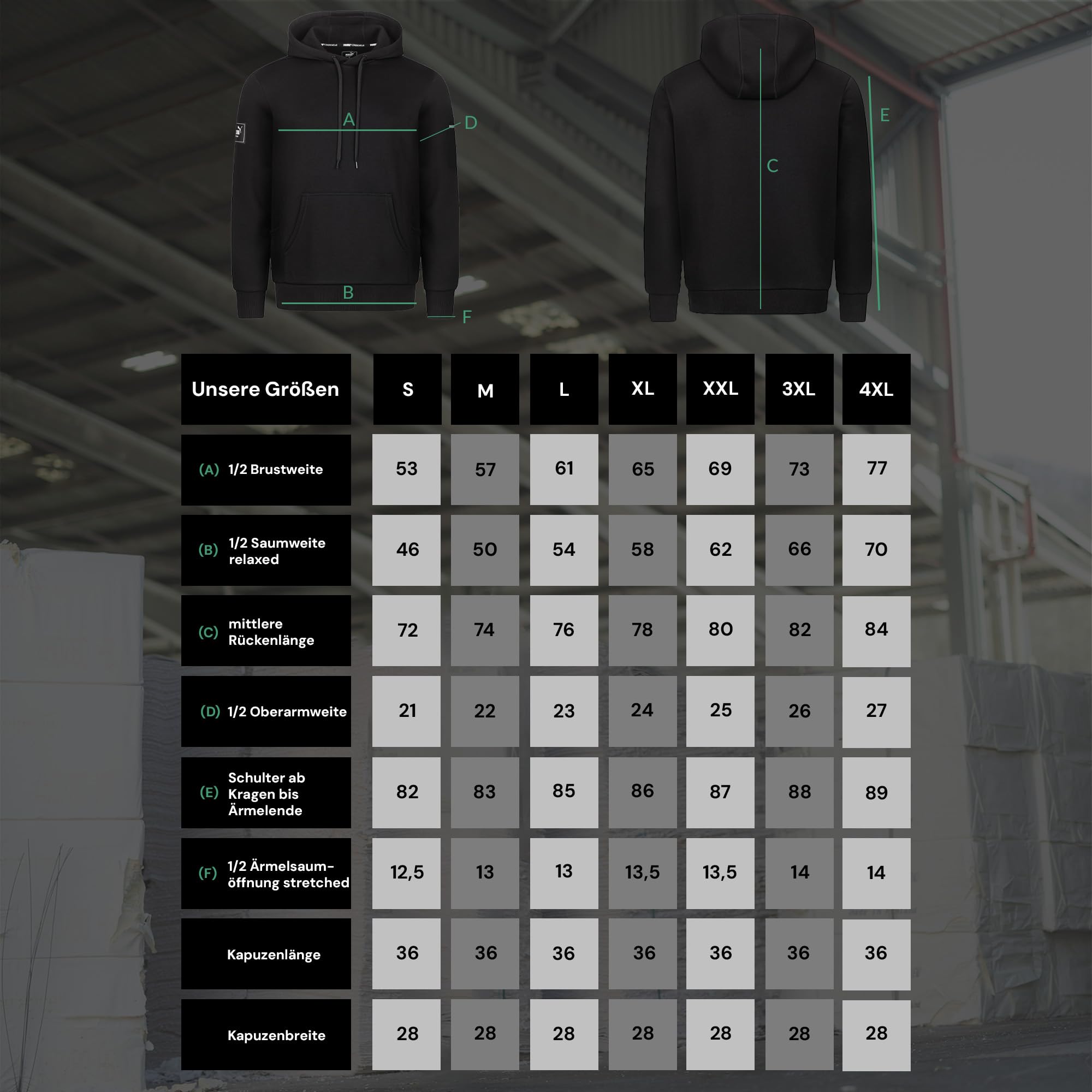 PUMA Workwear Advanced kolekcja – bluza męska z kapturem – kieszeń na ramię, dwie kieszenie boczne i kieszeń na brzuchu – oddychająca tkanina – do rzemiosła i logistyki