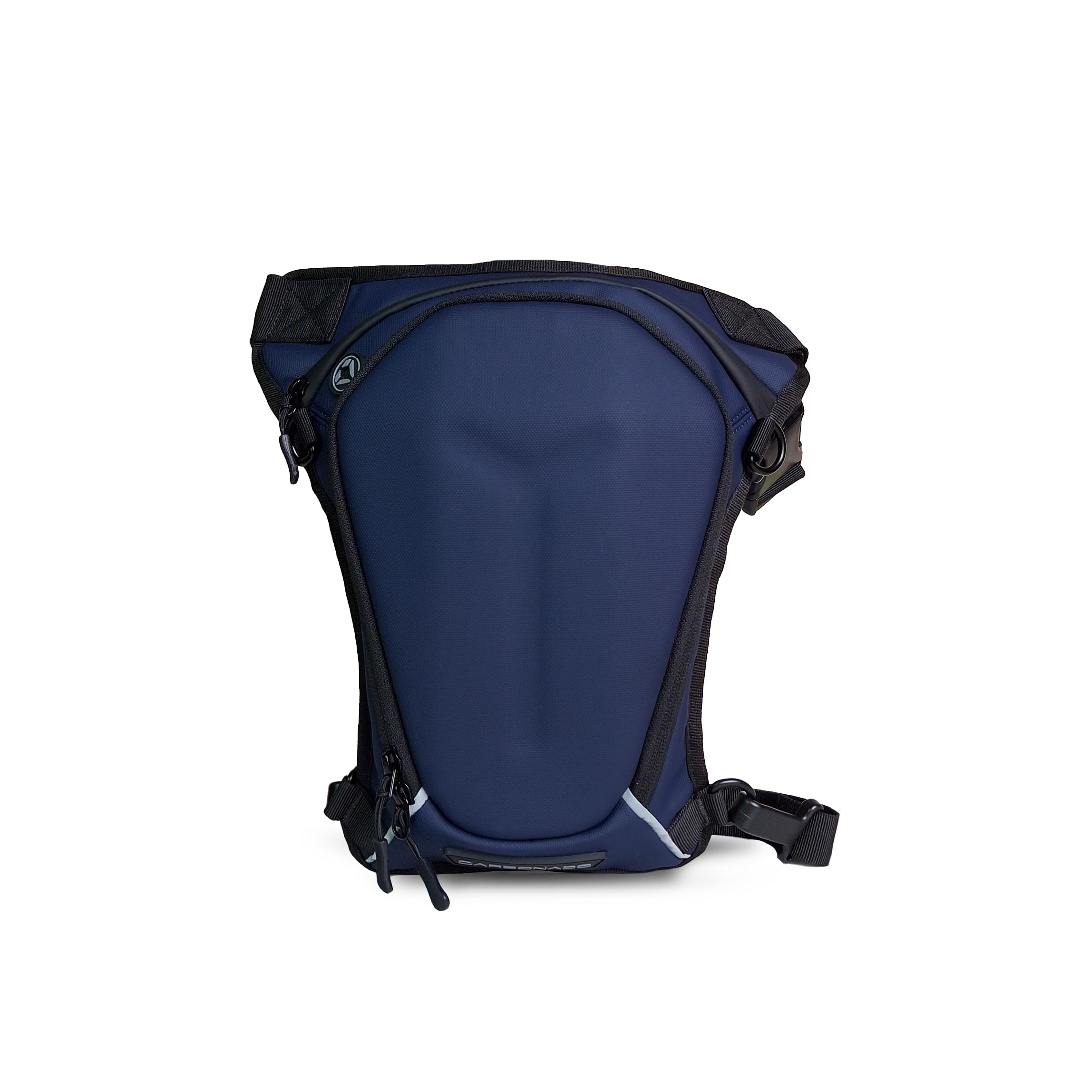 Turtle Bags, Thigh Bag for Bikers, Fanny & Waist Bag for Man Woman; Multipurpose Water Repellent Utility Pouch, Cross Body, Strap to Leg & Hip for Motorcycling, Outdoor & Hiking - Blue-image-7