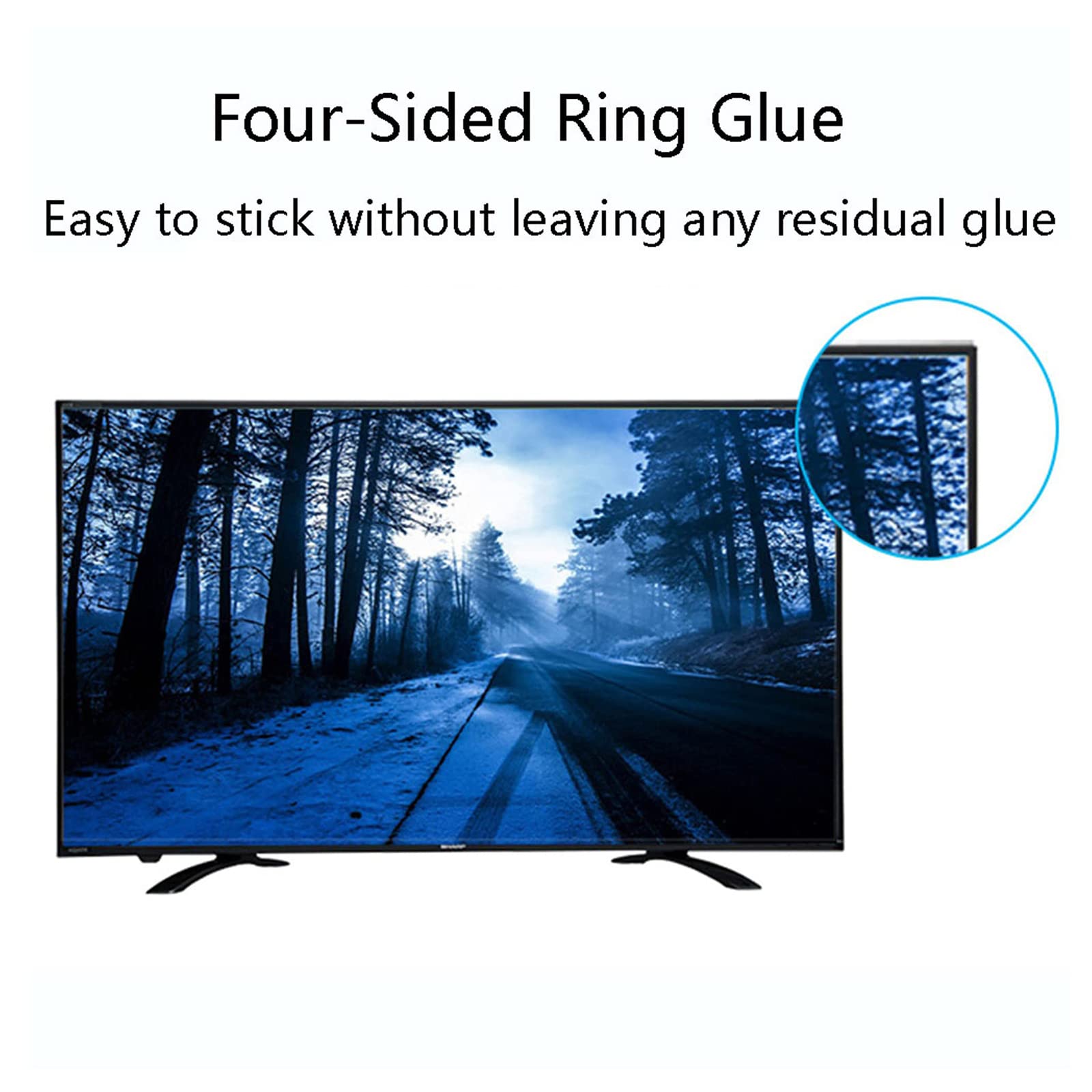 Protecteur D'écran HD Et Mat pour 25 Pouces, Anti Lumière Bleue, Film Doux Antireflet Mat, Convient Aux Moniteurs LCD, Tvs, Pc,HD-25inch(554x312mm)