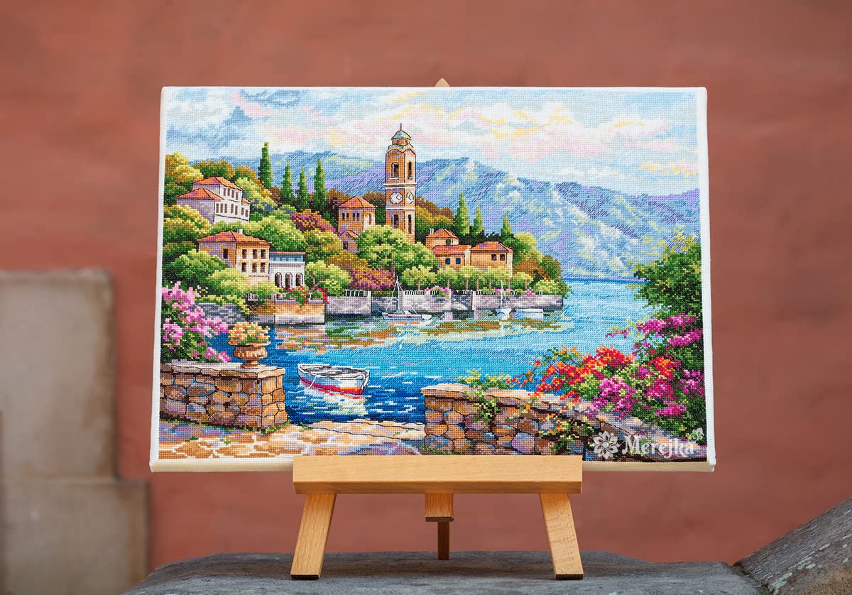 Merejka Kit punto croce Lago di Como