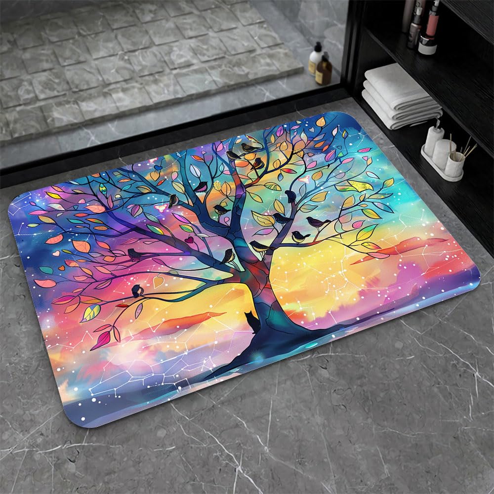 Alfombrilla de baño de diatomeas diseño mármol con remolinos dorados elegancia para tu hogar