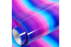 Rainbow Gradient Heat Transfer Vinyl 12" 8Feet