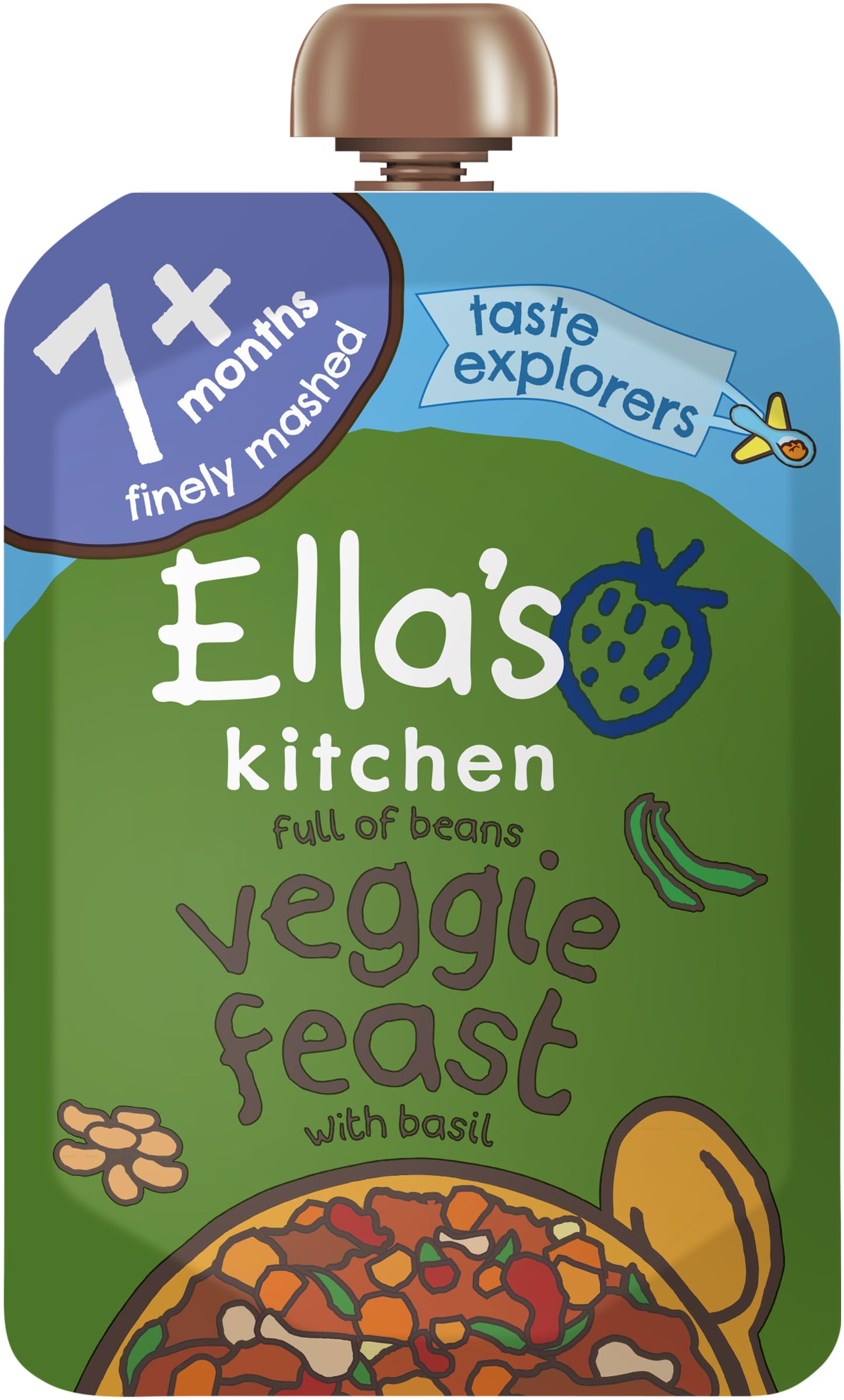 Ella's Kitchen Stage 2 from 7 Months Organic Wonderfully Warming Beef Stew with Spuds 130 g (Pack of 6) — view 13