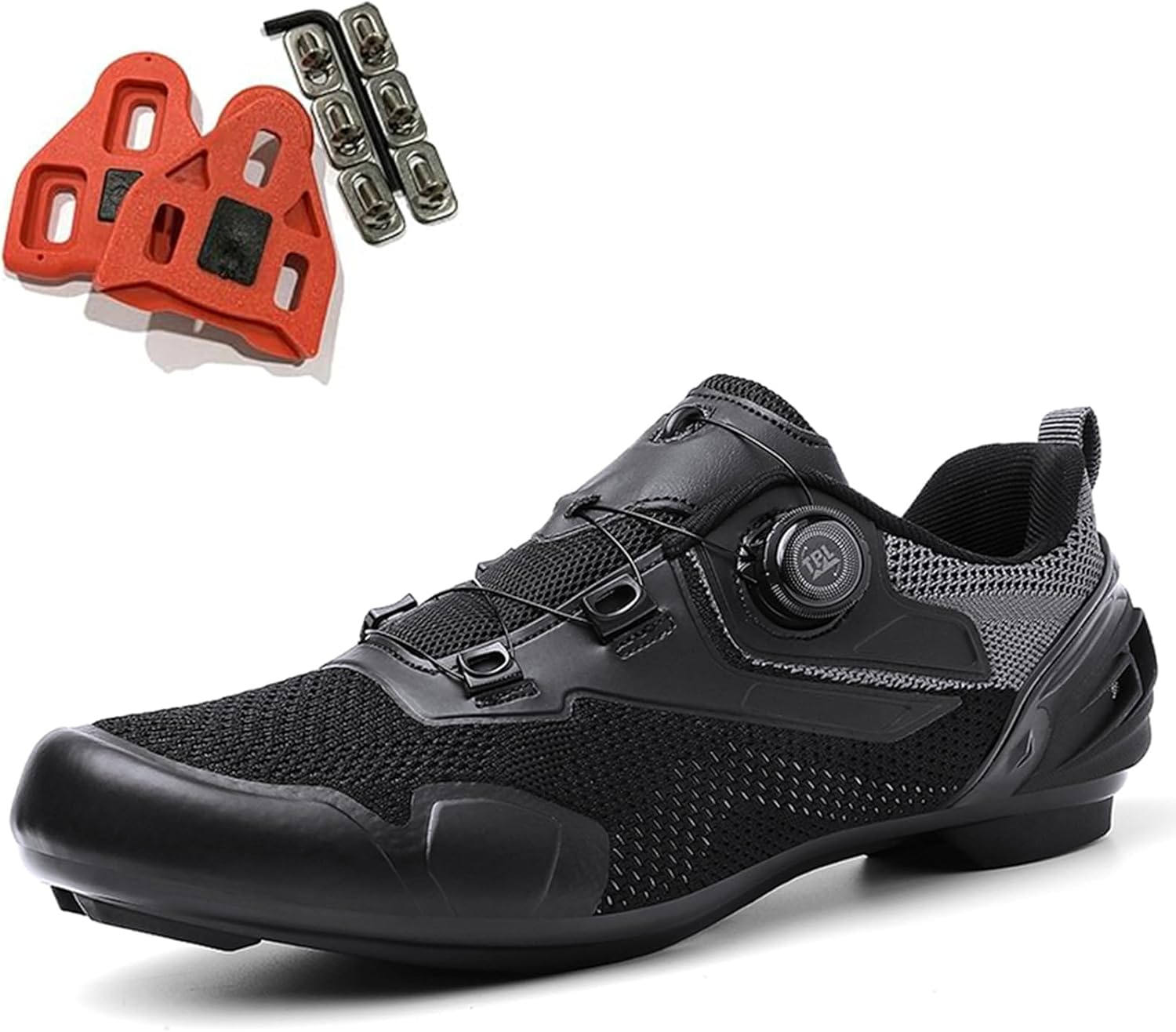 Amazon [SDEQA] pelaton lookと互換性のあるメンズ屋内サイクリングシューズspd spdslデルタcleats