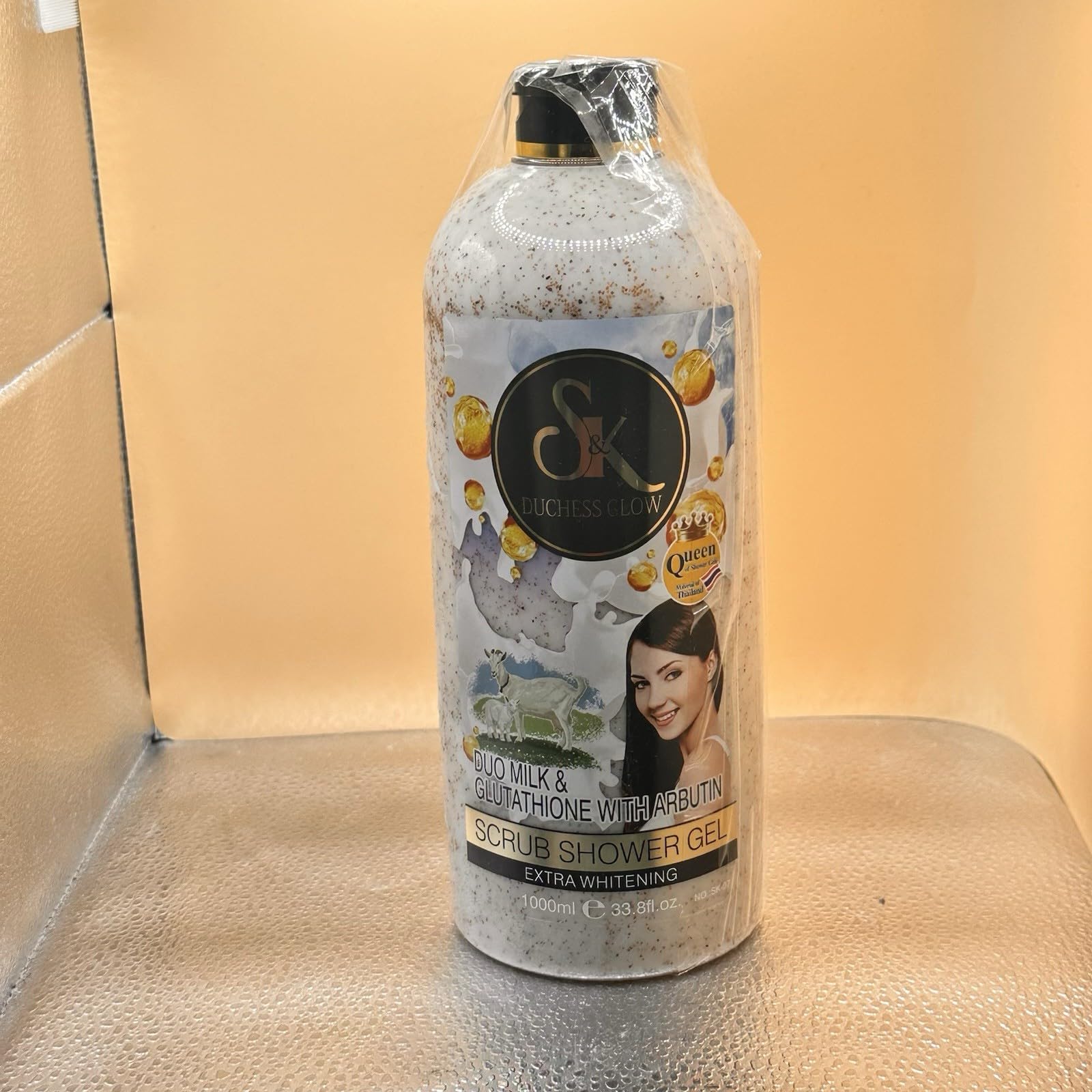 SK DUCHESS GLOW SCRUB SHOWER GEL DUO MILK & GLUTATHIONE+ ARBUTIN 1000ml :  Amazon.co.uk: Beauty