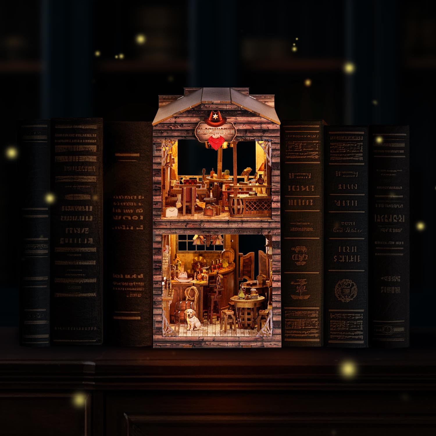 Amazon.com: Wondyland Book Nook Kit - DIY Miniature House
