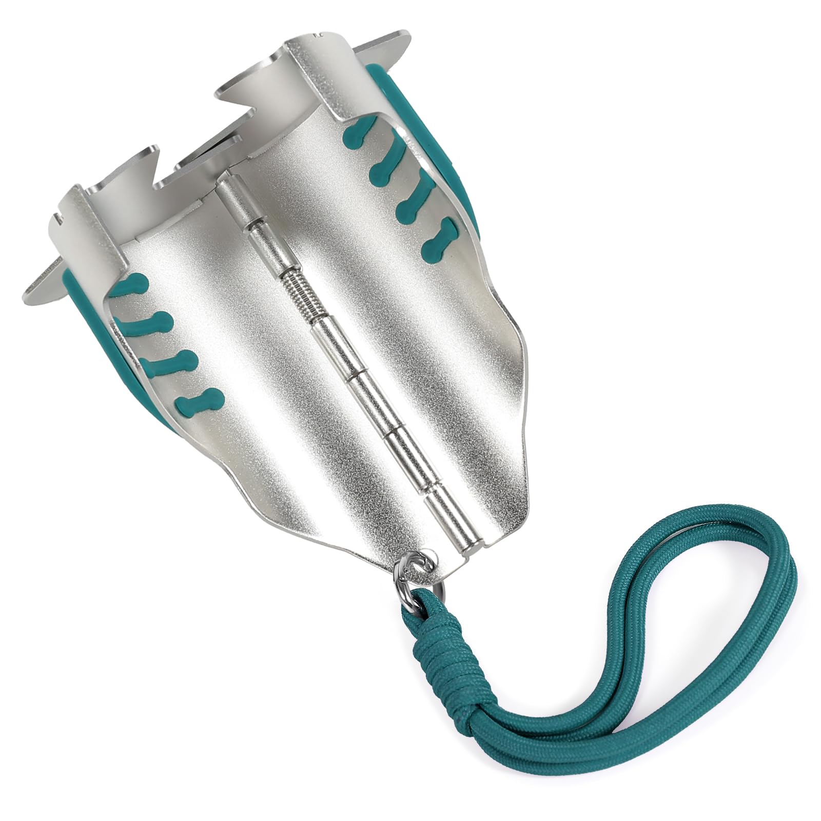 UHYGSPRO Handheld Bud Debudder Tool - Bud Stripper & Bucker | Trimmer Companion for Separating Buds from Stems, with Dark Green Non Slip Pads & Lanyard