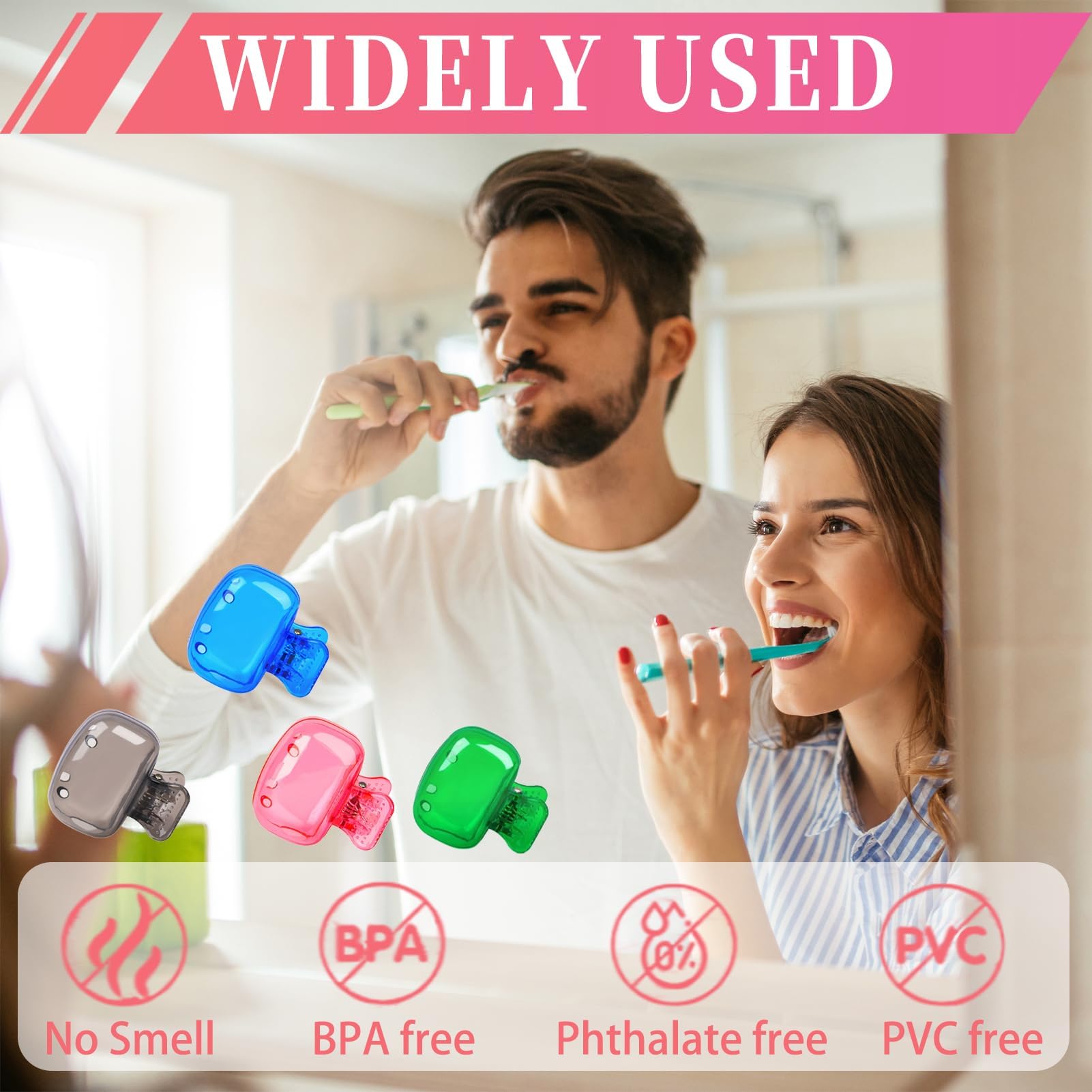 10 Adet Diş Fırçası Başlığı Kılıfı, Diş Fırçası Başlığı Koruyucu Kapağı Diş Fırçası Kılıfı Diş Fırçası Gizleyici Manuel ve Elektrikli Diş Fırçası Başlıklarıyla Uyumlu