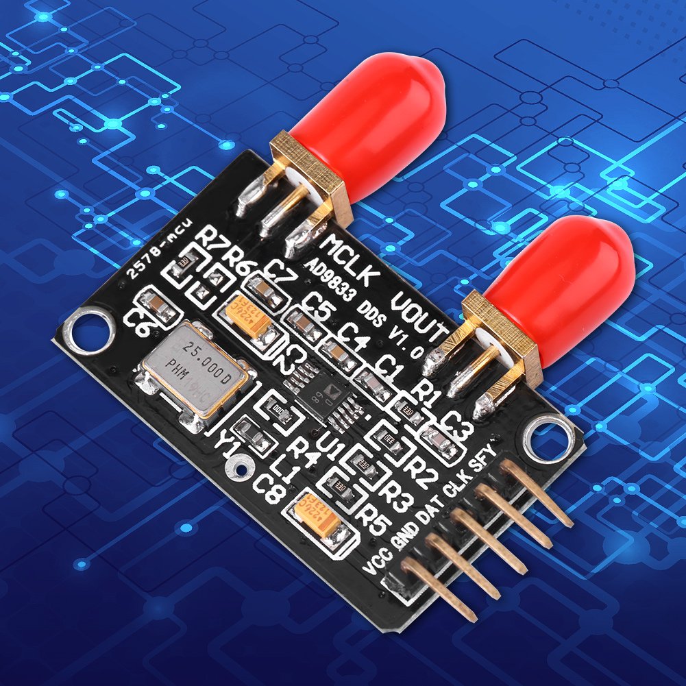 Modulo Generatore di Segnale DDS AD9833 0-12,5 MHz Onda Quadra Triangolare Sinusoidale 2,3-5,5 V per Elettronica Sperimentale