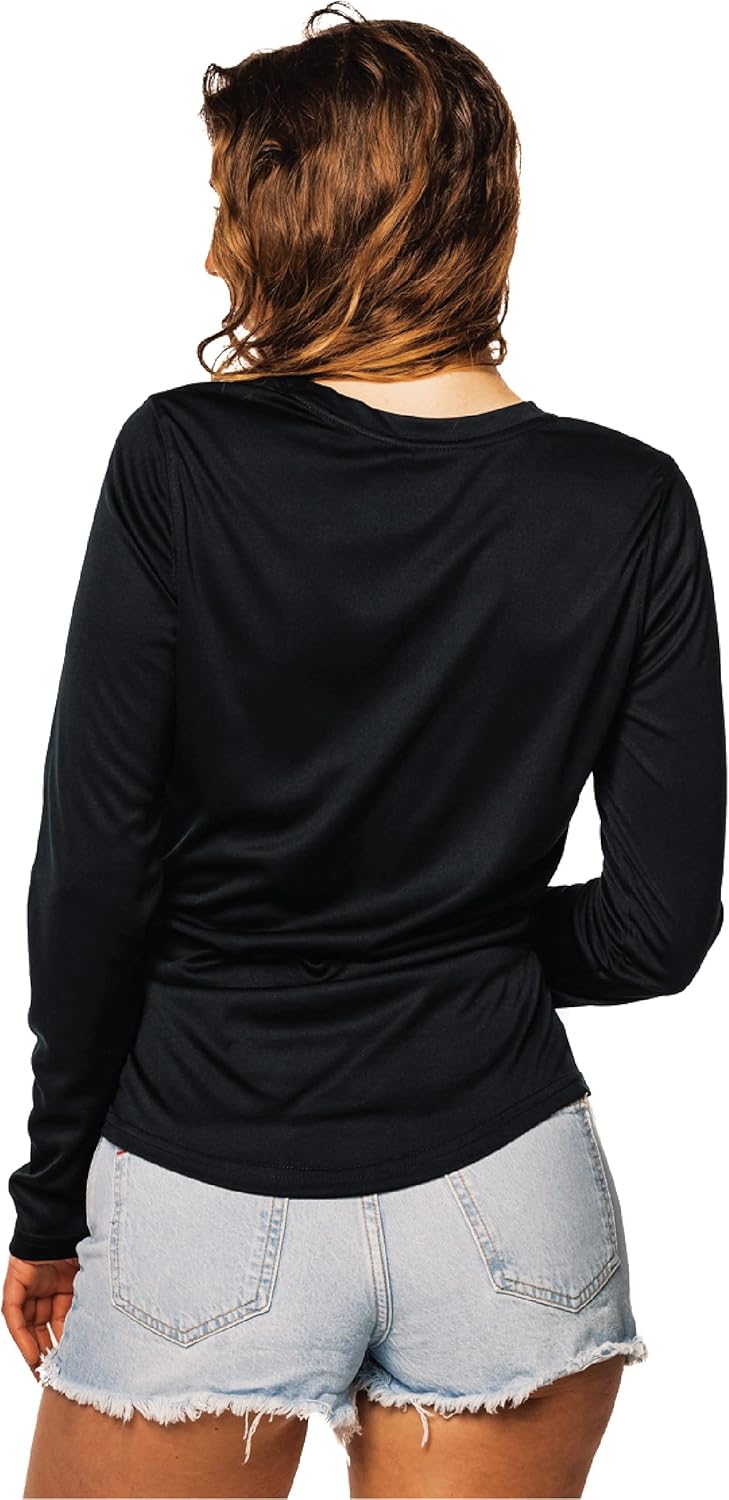 Vapor Apparel Women's Repreve UPF 50+ UV Sun Protection Long Sleeve Performance T-Shirt for Outdoor Lifestyle & Sports