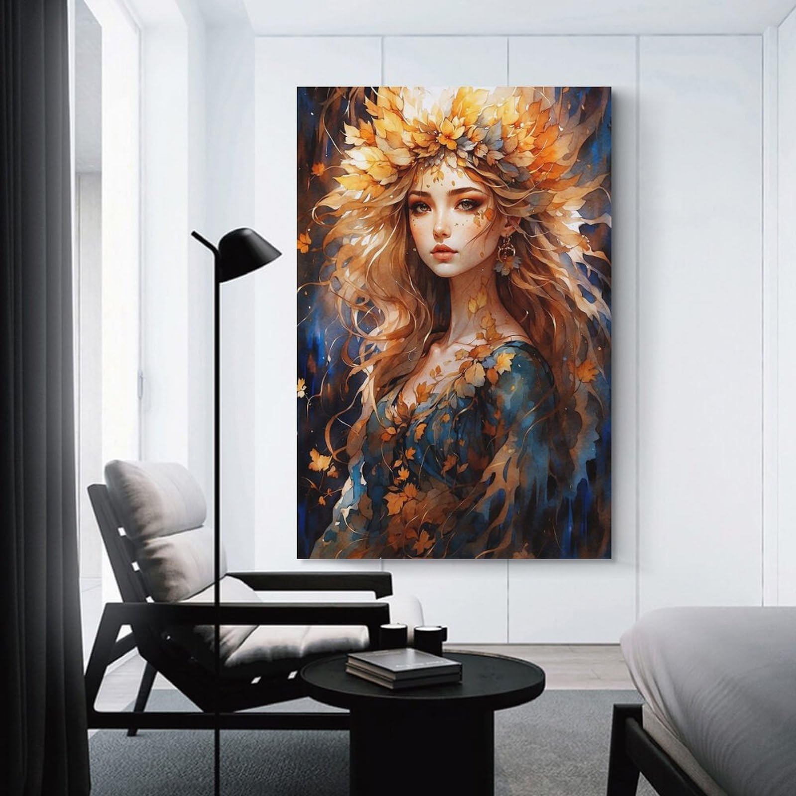 Junmoney Frejas Chosen Wall Art Print, 20x30inch(50x75cm), for Corridors, Hallways Or Apartment Entries, Wall Decor to Refresh Empty Corners