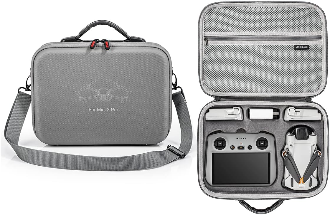 Supfoto Carrying Case for DJI Mini 3/Mini 3 Pro Storage Bag Hard Shell