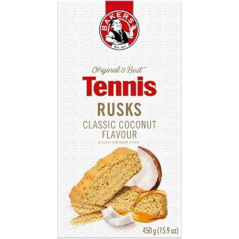 Bakers Tennis Biscuit Rusk | 1 Pack | 450g | Coconut Flavored Rusk | Special Edition |