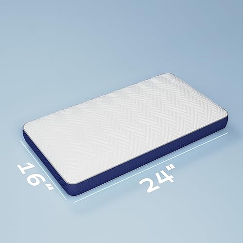 Miniatura 7 de Almohada de cama para aliviar la presión, tamaño Queen, almohada de espuma viscoelástica con funda de punto 3D lavable, suave y de apoyo, 28 x 15 x