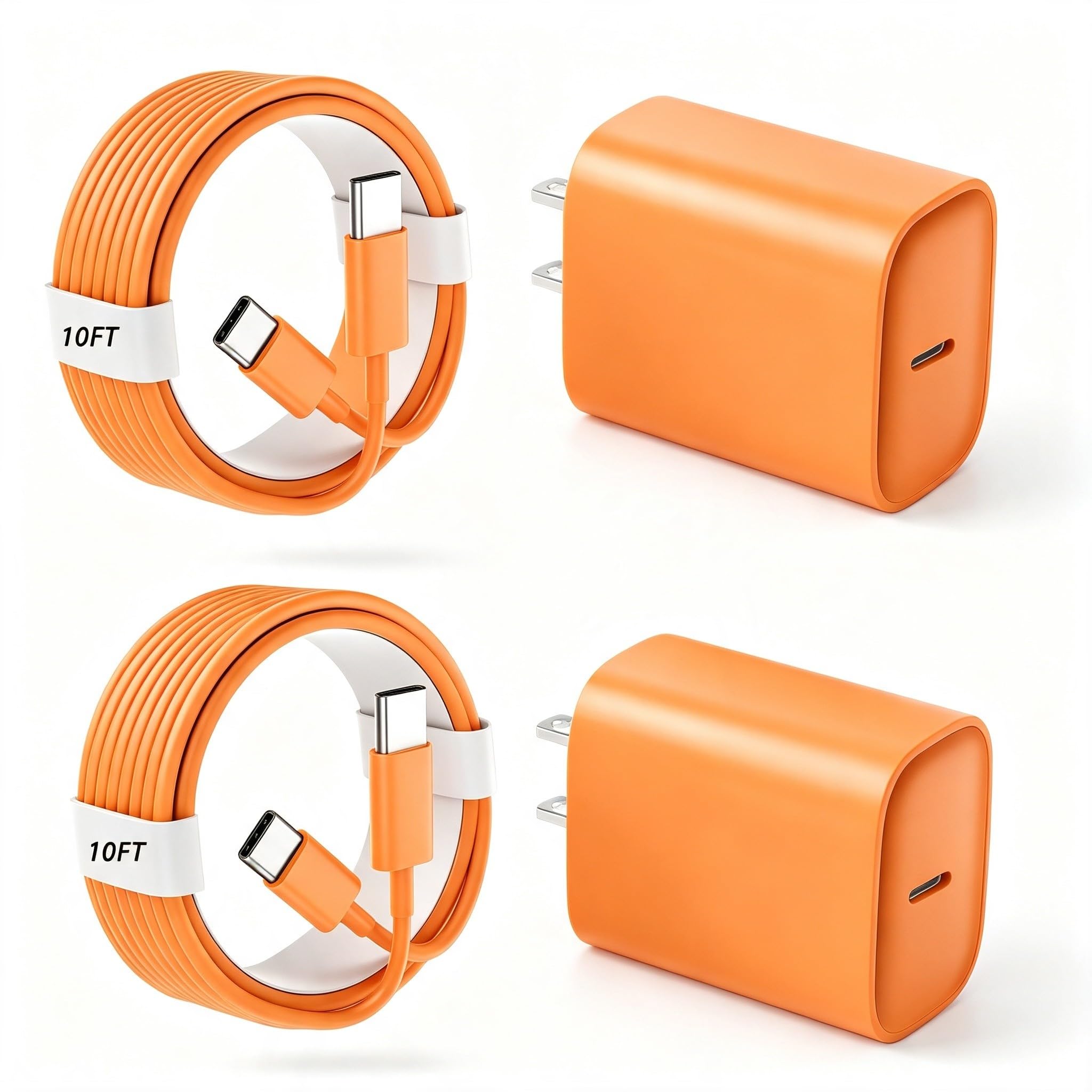 iPhone 18 17 16 Pro Max Charger Fast Charging, 20W iPhone Duo USB C Charger