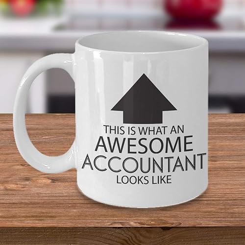Miniatura 3 de Taza de café divertida de ocupación – This Is What An Awesome Accountant Looks Like – Inspirador sarcasmo cumpleaños Navidad Humor idea de regalo