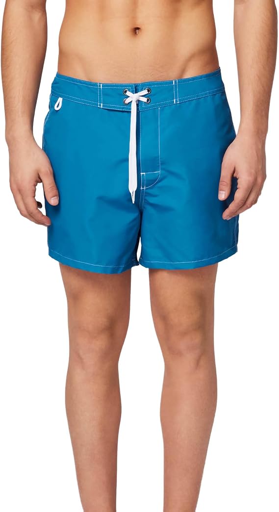 SUNDEK Mens Fixed Waist Boardshort, Swim Trunks 14 Length 3 Inseam