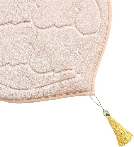 Miniatura 6 de JE JOUE Alfombra de oración musulmana islámica, esponja gruesa musulmana, alfombra musulmana para hombres y mujeres, Eid Travel Ramadán, suave de