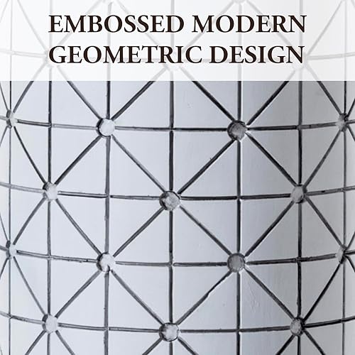 Miniatura 4 de MyGift Juego de accesorios de baño de diseño geométrico moderno, incluye dispensador de jabón líquido o loción, soporte para cepillo de dientes,