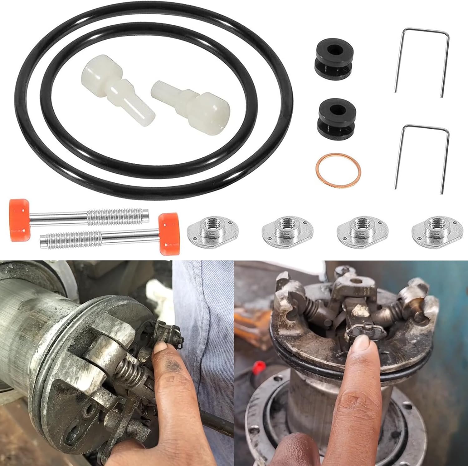 Air Motor Repair/Rebuild Kit 206728 for Graco Fireball and Monark Oil Pump, 206728 Air Motors Pump Repair Kit