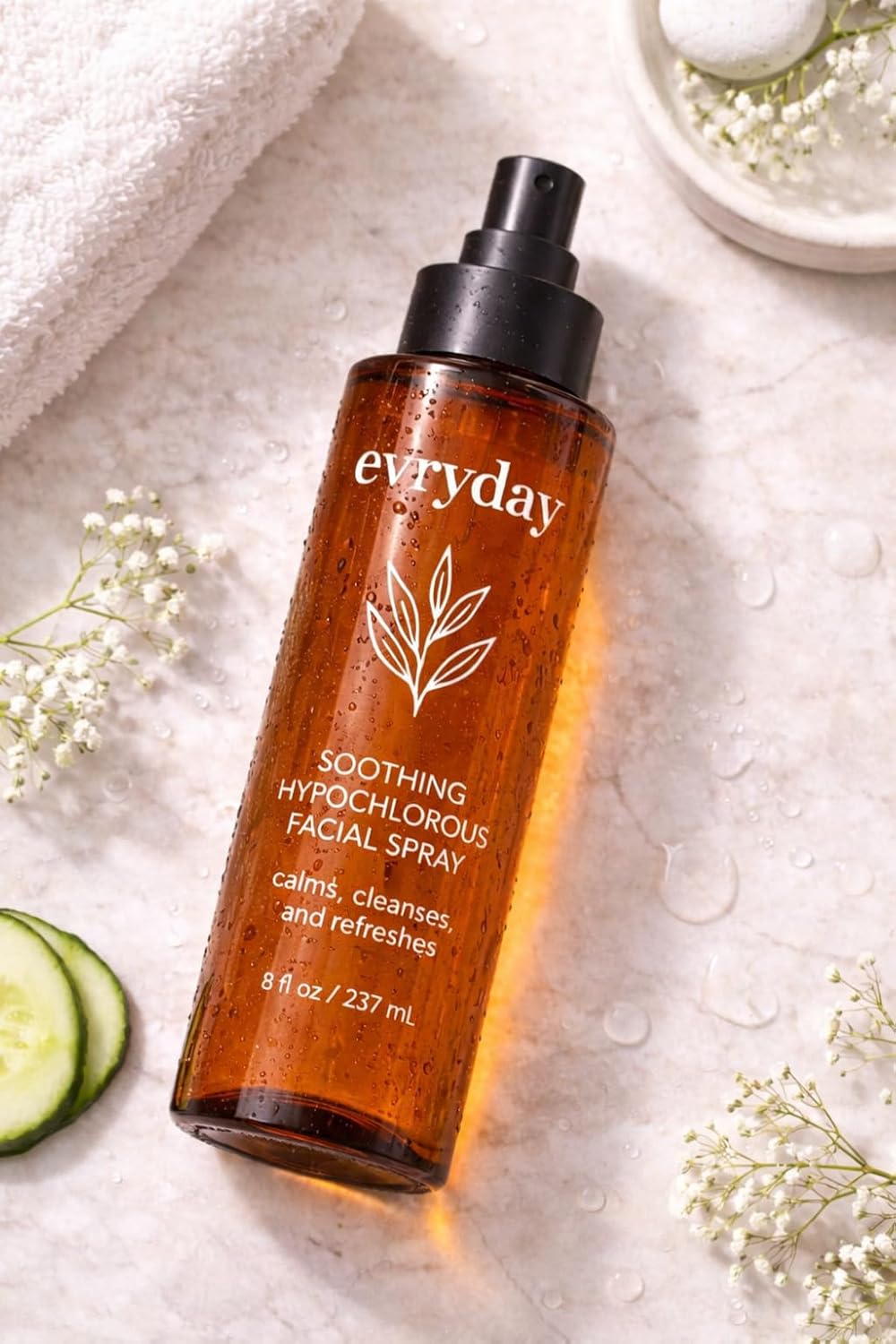 evryday™ Hypochlorous Acid Spray for Face and Body 8oz | Gentle Facial Hydration Mist for Sensitive, Irritated and Acne-Prone Complexions | pH-Balanced Daily Toner & Piercing Care Support - Image 6
