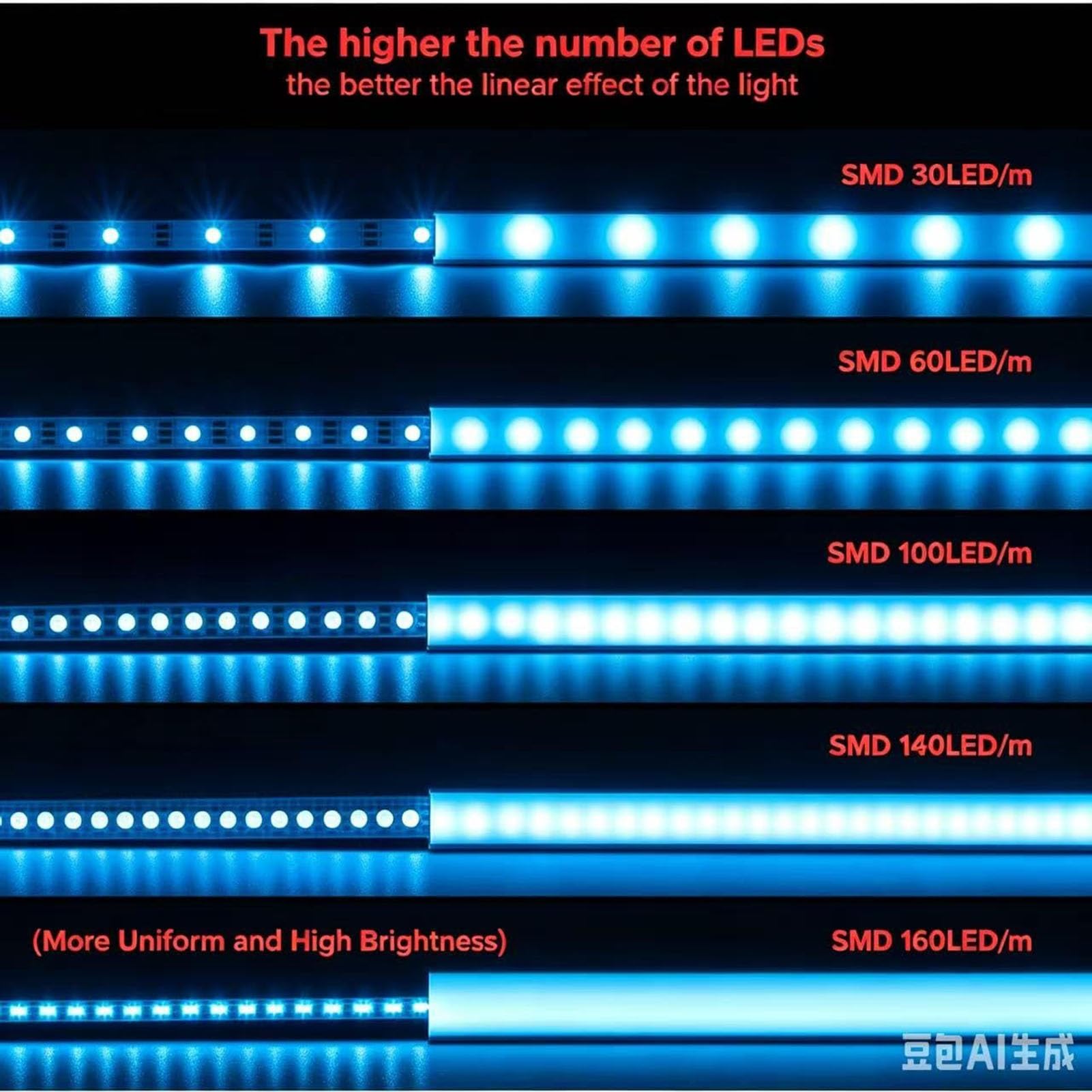 Striscia Luminosa A LED con Tubo A Canale in Silicone, Flessibile Flessibile Trasparente, Le Strisce Luminose Fai-da-Te Devono Passare Attraverso L'illuminazione della Corda, Esterna(5m)