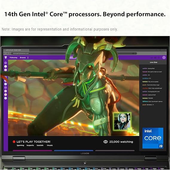Lenovo Legion 5i Gaming Laptop - 16 WQXGA 165Hz Display, Intel 24-Core i9-14900HX, NVIDIA GeForce RTX 4060, 64GB DDR5, 2TB SSD, RGB Backlit Keyboard, WiFi 6E, Windows 11 Pro & MS Office Lifetime